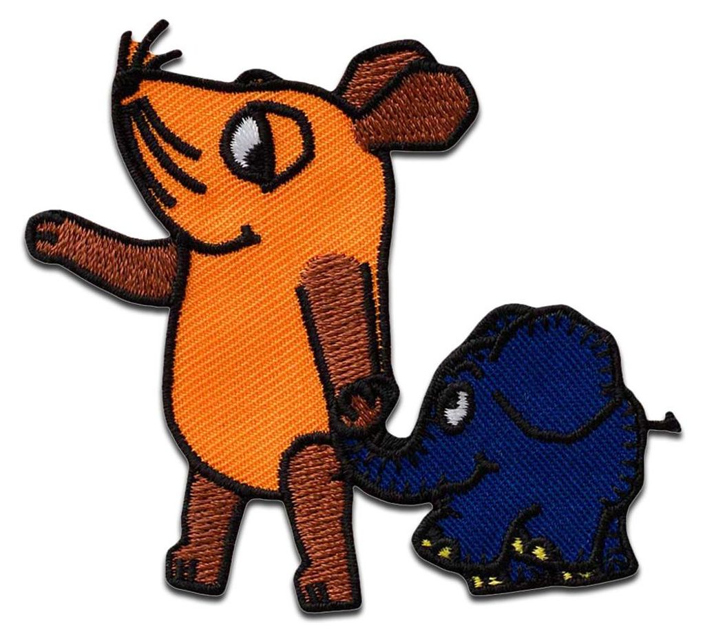 Mono-Quick The Mouse Mouse and Elephant - nášivka, Obrázok produktu 