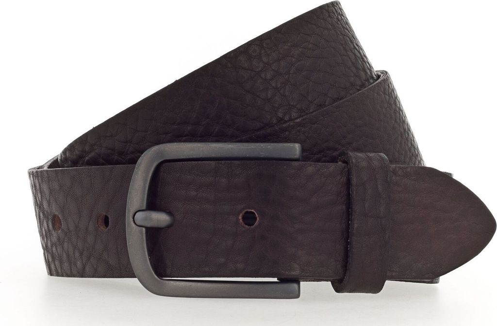 Vanzetti Leder Gürtel 35mm Leather Belt W80 Dark Brown dunkelbraun