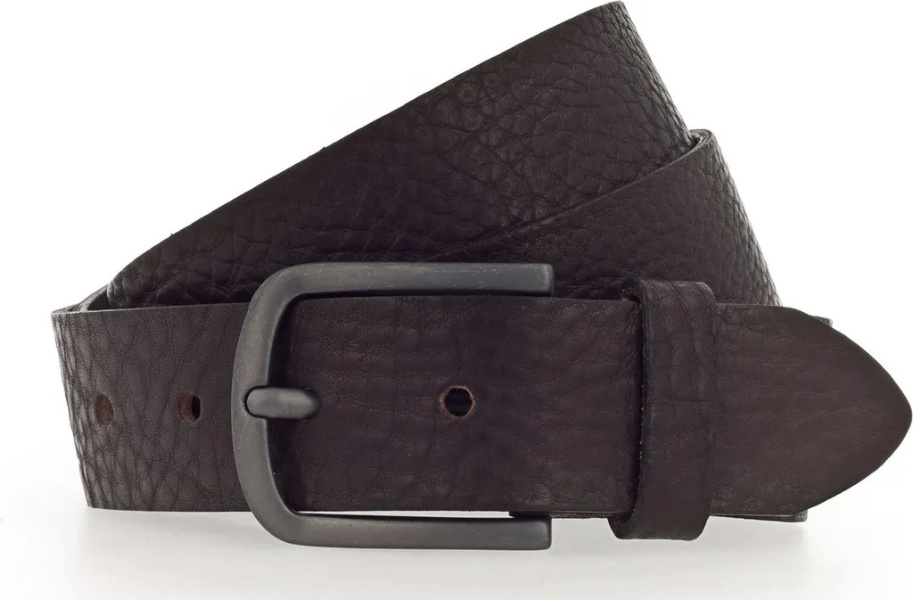 Vanzetti Pelle Cintura 35mm Marrone Scuro W90 | Vera Pelle Made in Germany