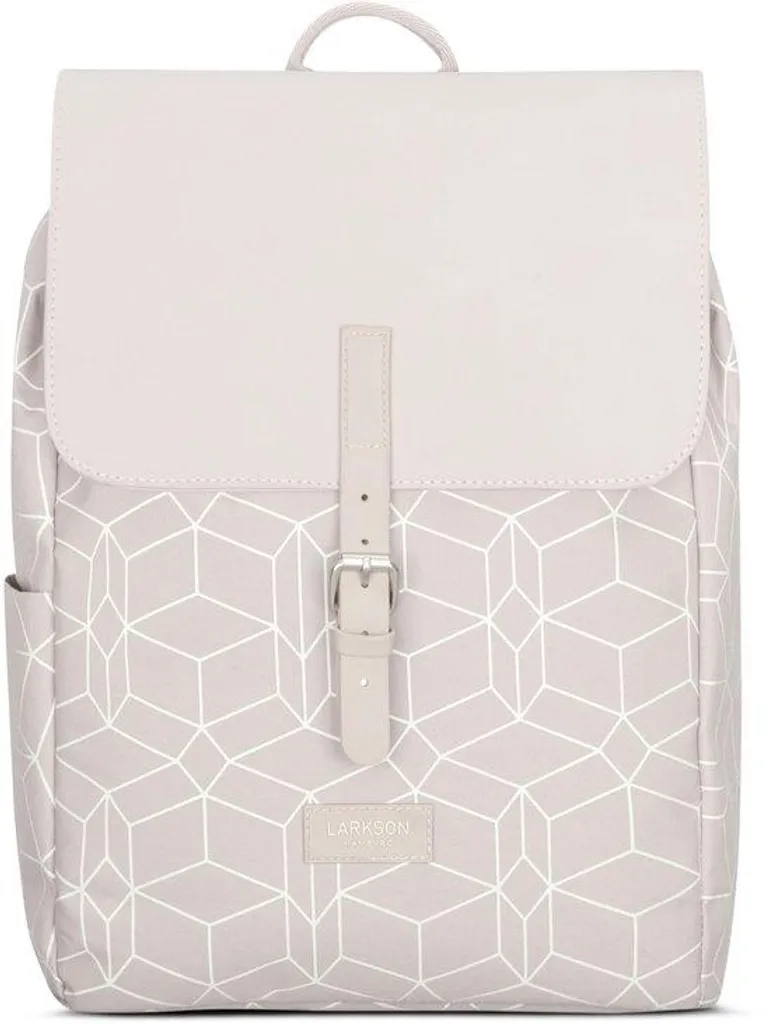 Sac à dos femme imperméable beige chic pour ordinateur portable 13"