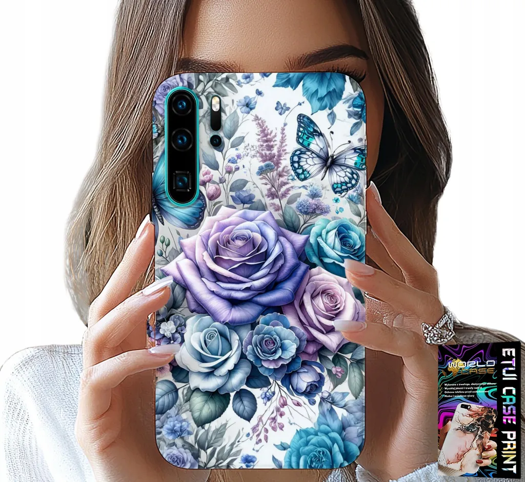 Huawei P30 Pro Cover Rose Floreali | Outfit Tech Perfetto + Pellicola