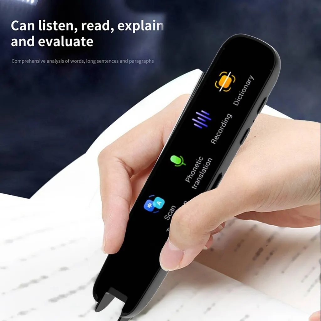 Scan Reader Pen Haute Précision - Traducteur Multilingue Écran Tactile - 7