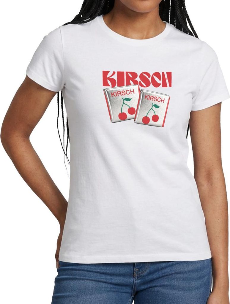 Spreadshirt Halloren Frukas Kirsche Fasching Frauen T-Shirt, XXL, Weiß