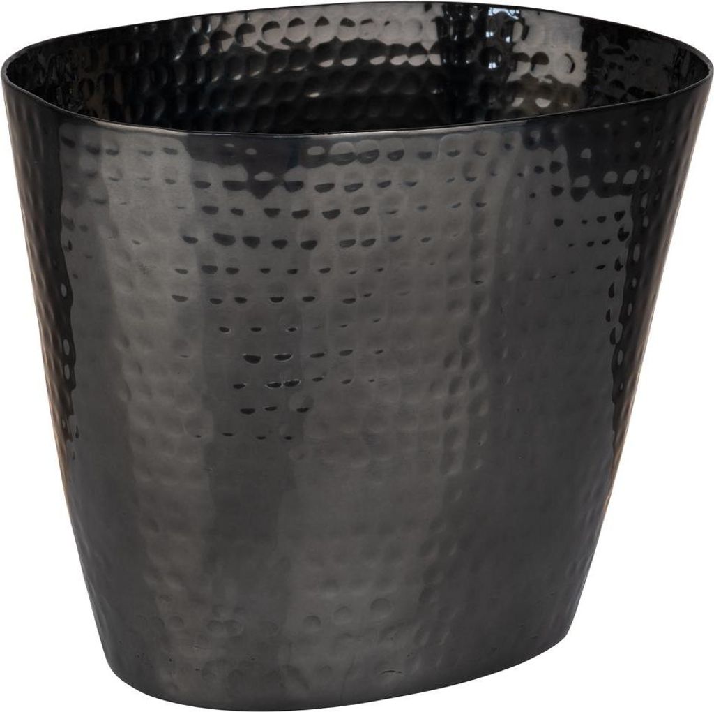 APS 36107 Wein-/Sektkühler SMALL, Aluminium, für 1 Flasche, 20,5 x 14 x 17 cm, Gunmetal-Look
