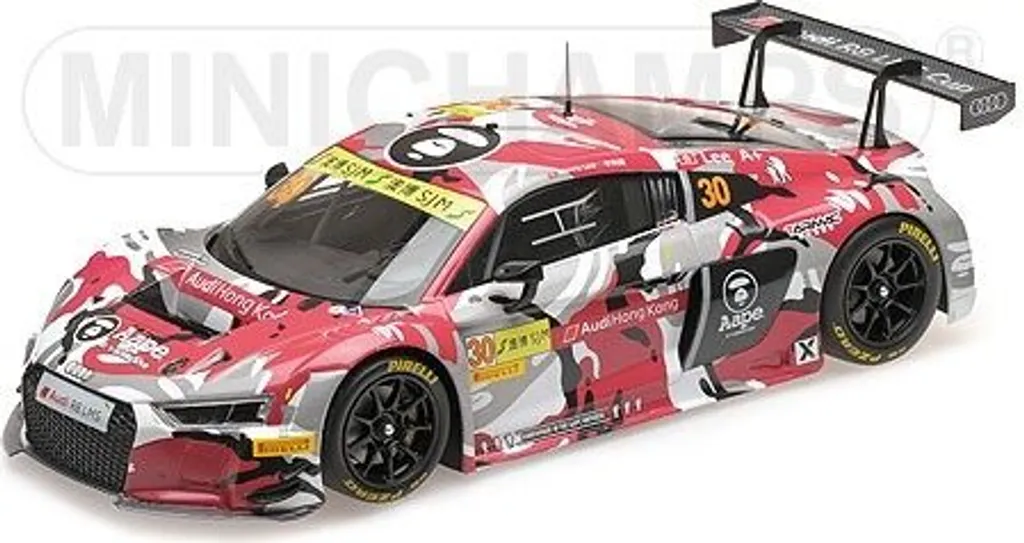 Audi R8 LMS Minichamps 1:18 - Audi Hong Kong #30 FIA GT World Cup Macau