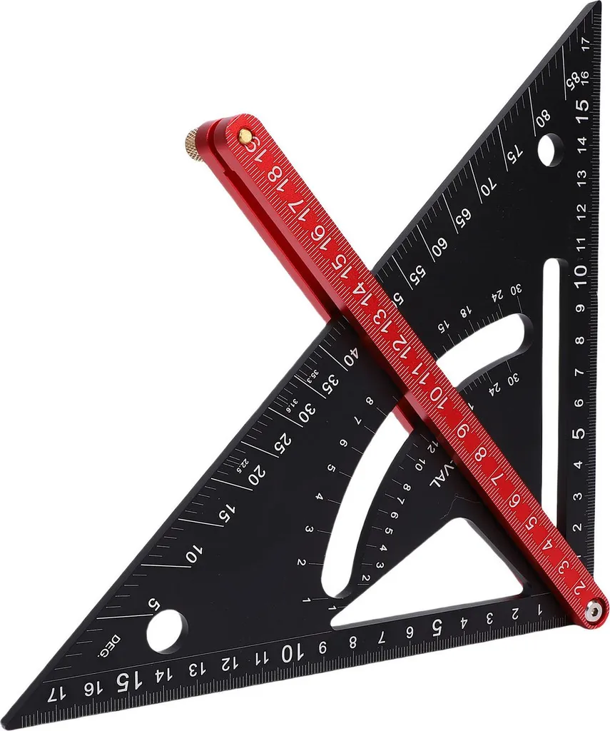 Équerre de menuisier bidirectionnelle réglable en aluminium robuste - 4