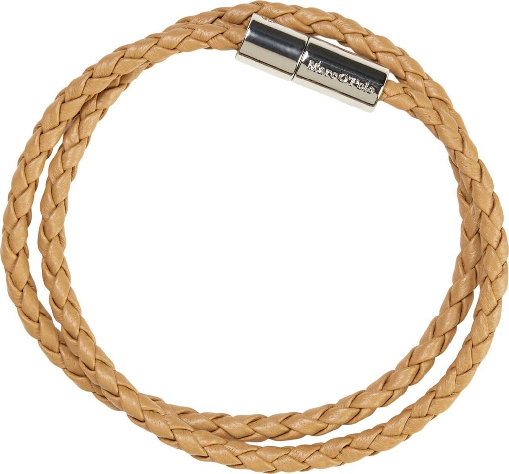 Marc O'Polo Leder Armband Janette Bracelet True Camel hellbraun