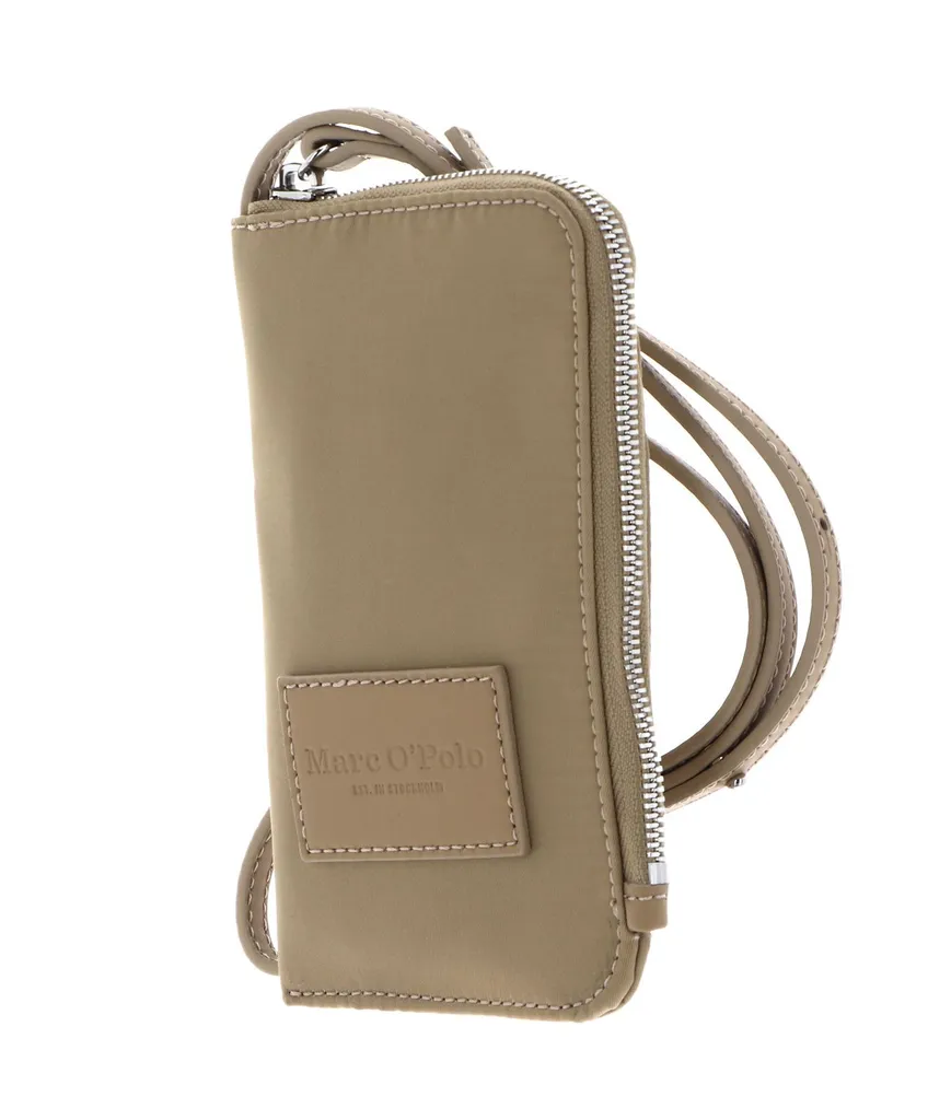 Pochette téléphone Marc O'Polo Anki en cuir brun pour smartphone Max