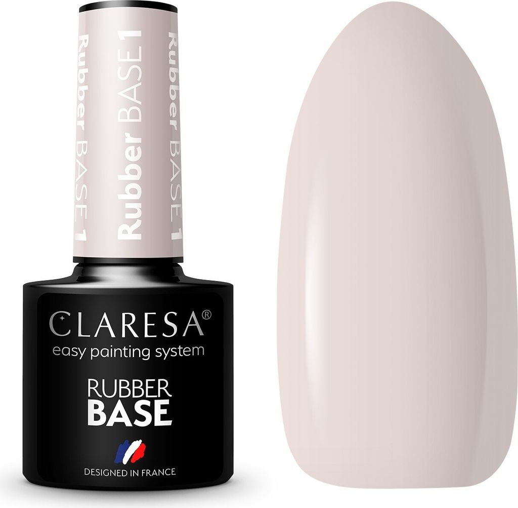 Claresa Rubber Base pour vernis à ongles hybride 1,5 g - Image du produit 
