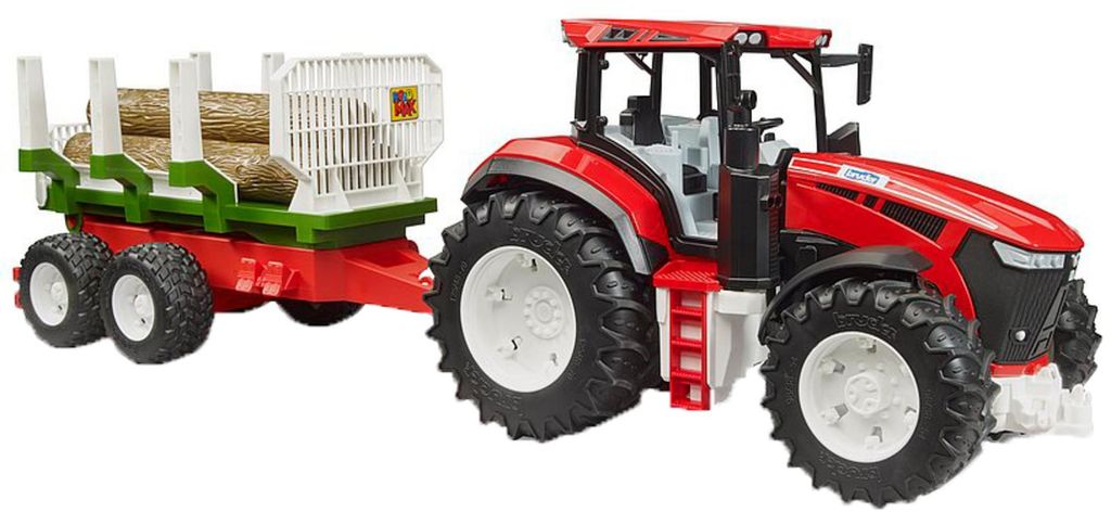 BRUDER ROADMAX tracteur+remorque à bois 03453 Image du produit 