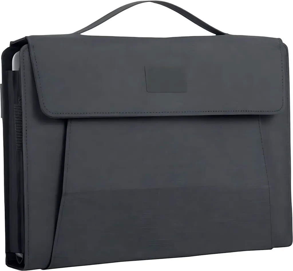Conférencier de bureau mobile A4 Alassio FIORI anthracite avec zip