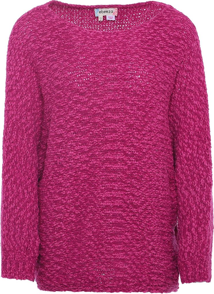 ebeeza damen pullover - fuchsia, M/L