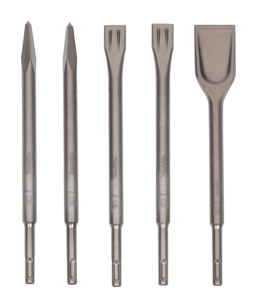Kit burins Makita SDS-Plus haute résistance en acier forgé et trempé
