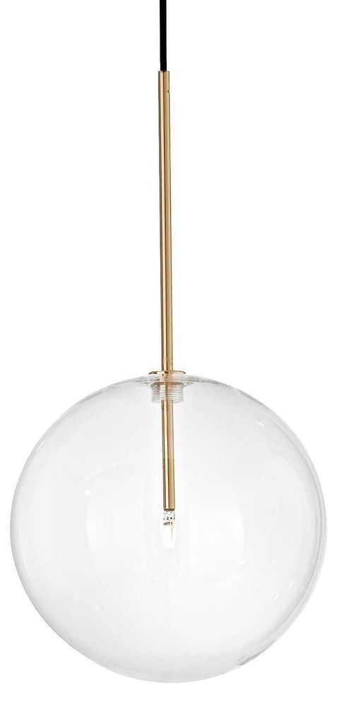 Equinoxe Zeitgenössische Aufhängung Metall Messing 1 Licht 2W 3000K D25Cm