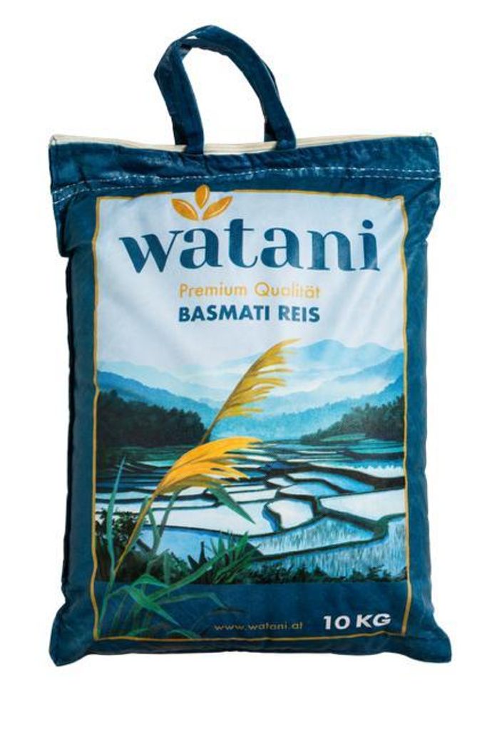 Watani Premium Basmati Reis 10 kg – Extra Langkorn 1121 aus Produktbild 