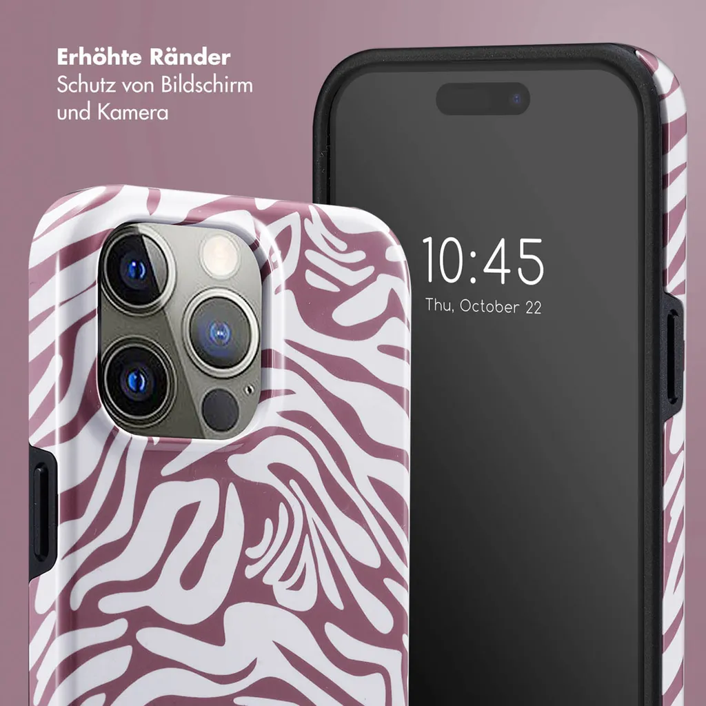 Custodia Selencia Vivid iPhone 15 Pro Max Dark Rose - Design Trippy - 3