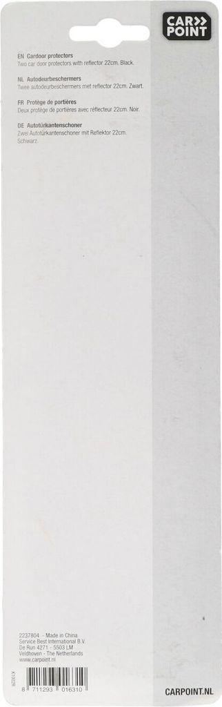 Deurstripset 220mm zwart dubbel 2x60cm Produktbild 
