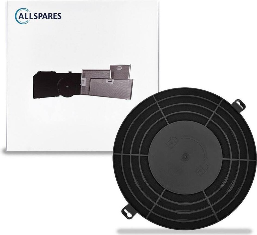 AllSpares Long Life Aktivkohlefilter für Dunstabzugshauben geeignet für