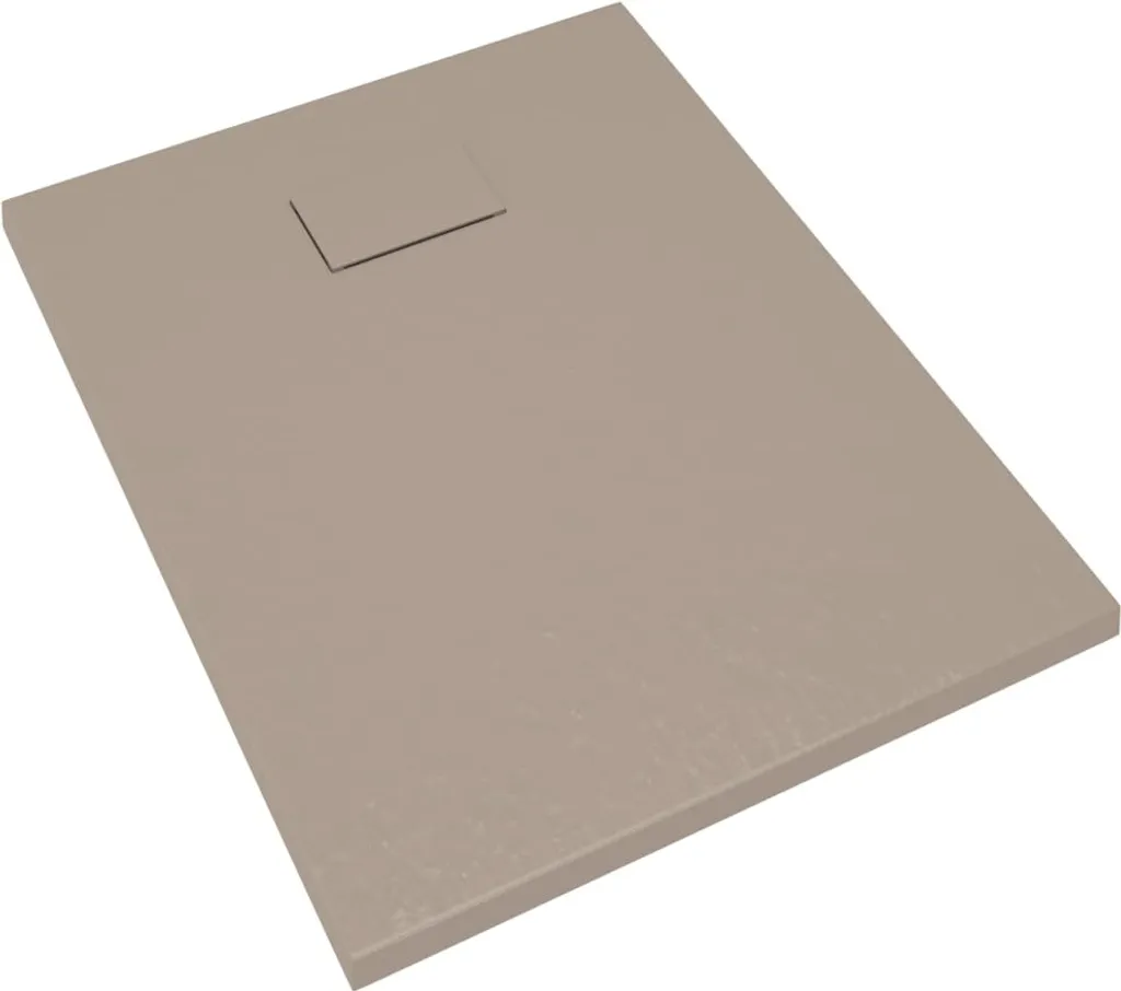 Receveur de Douche Rectangulaire 90x70 cm en SMC Marron Design Moderne