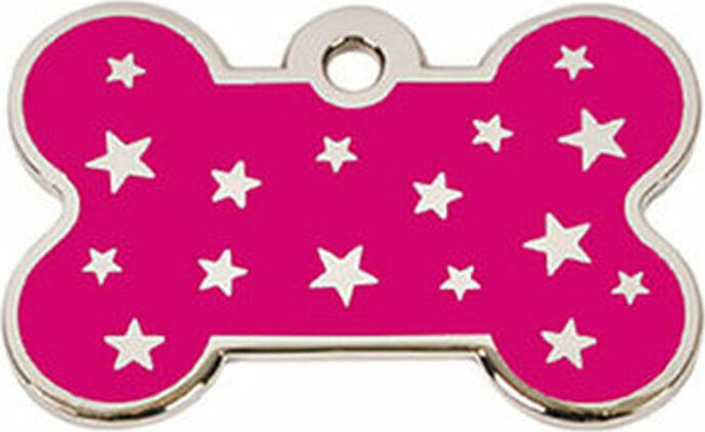 Identifikationsschild Imarc PetScribe Passion Rosa Silberfarben