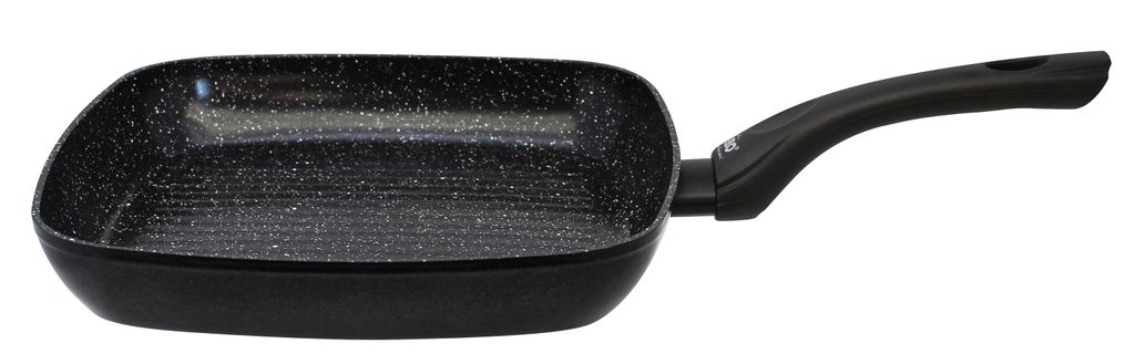 ELO Belugo Grillpfanne Geschmiedetes Aluminium antihaftbeschichtet Induktion schwarz 28cm