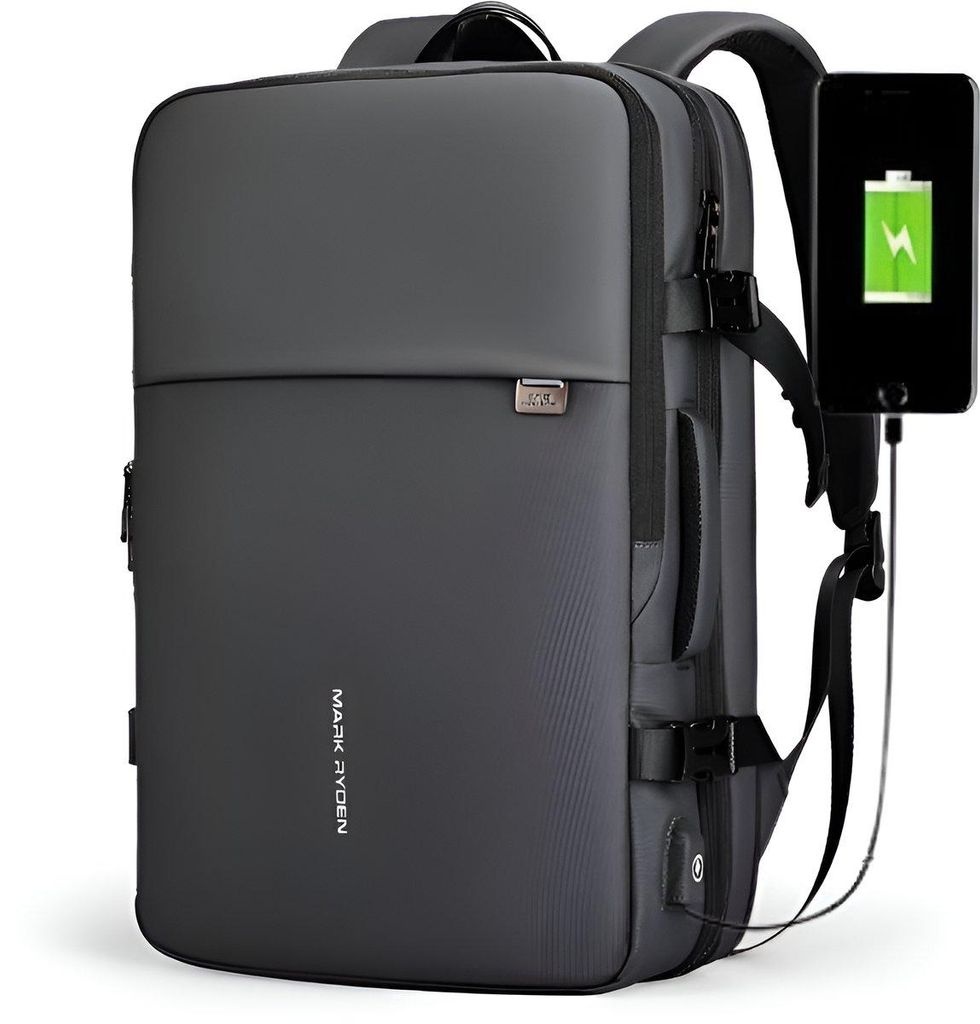 CarryQuest® - Rugzak voor heren - 40 liter, uitbreidbaar, Productafbeelding 
