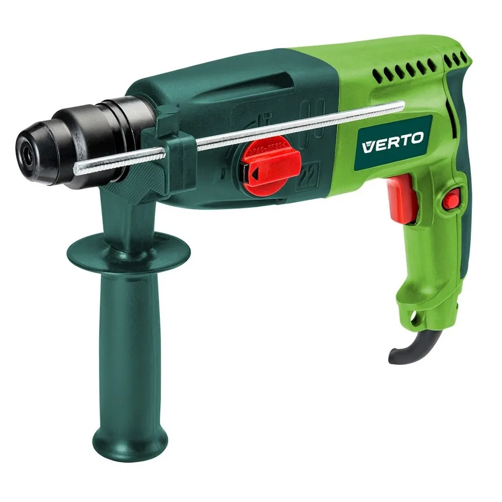 Perforateur SDS-Plus 550W VERTO pour installer des chevilles dans le béton