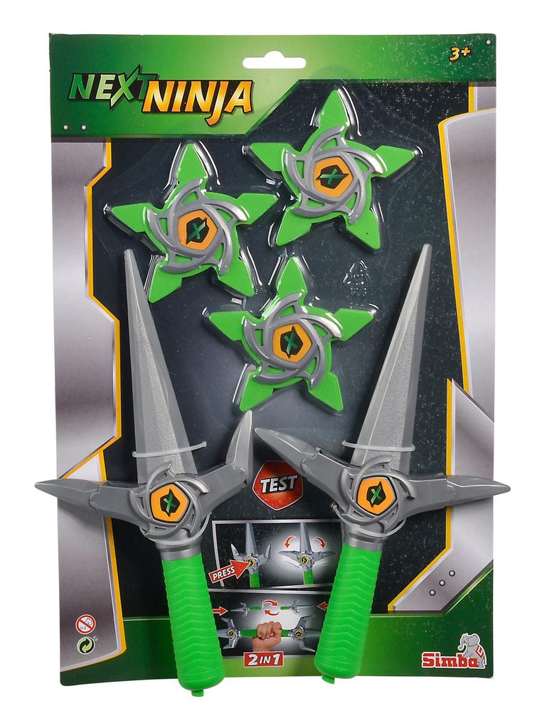 Simba 108042239 Ninja nože a vrhacie hviezdy Obrázok produktu 