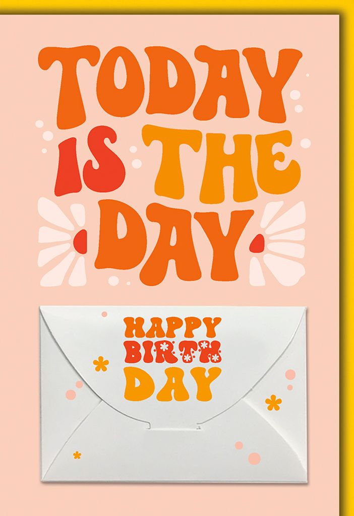 Geburtstag – Geldkarte - Glückwunschkarte im Format 11,5 x 17 cm - Tod