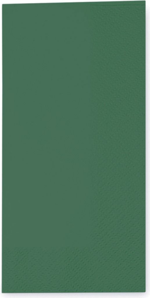 1500 Servietten Cocktailserviette PAP 33x33 cm dunkelgrün 3-lagig 1/8 Falz