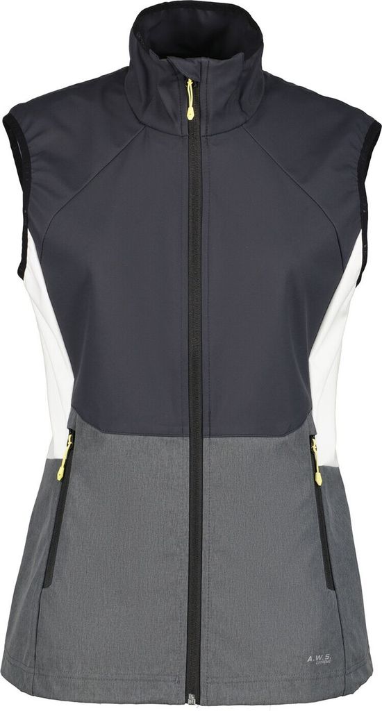 Icepeak Branson Softshell Weste für Damen mit verschließbaren Taschen, Farbe:Anthrazit, Größe:44