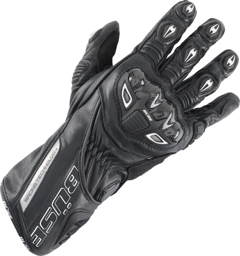 Gants Büse Donington Pro Noirs avec protections carbone sport 13