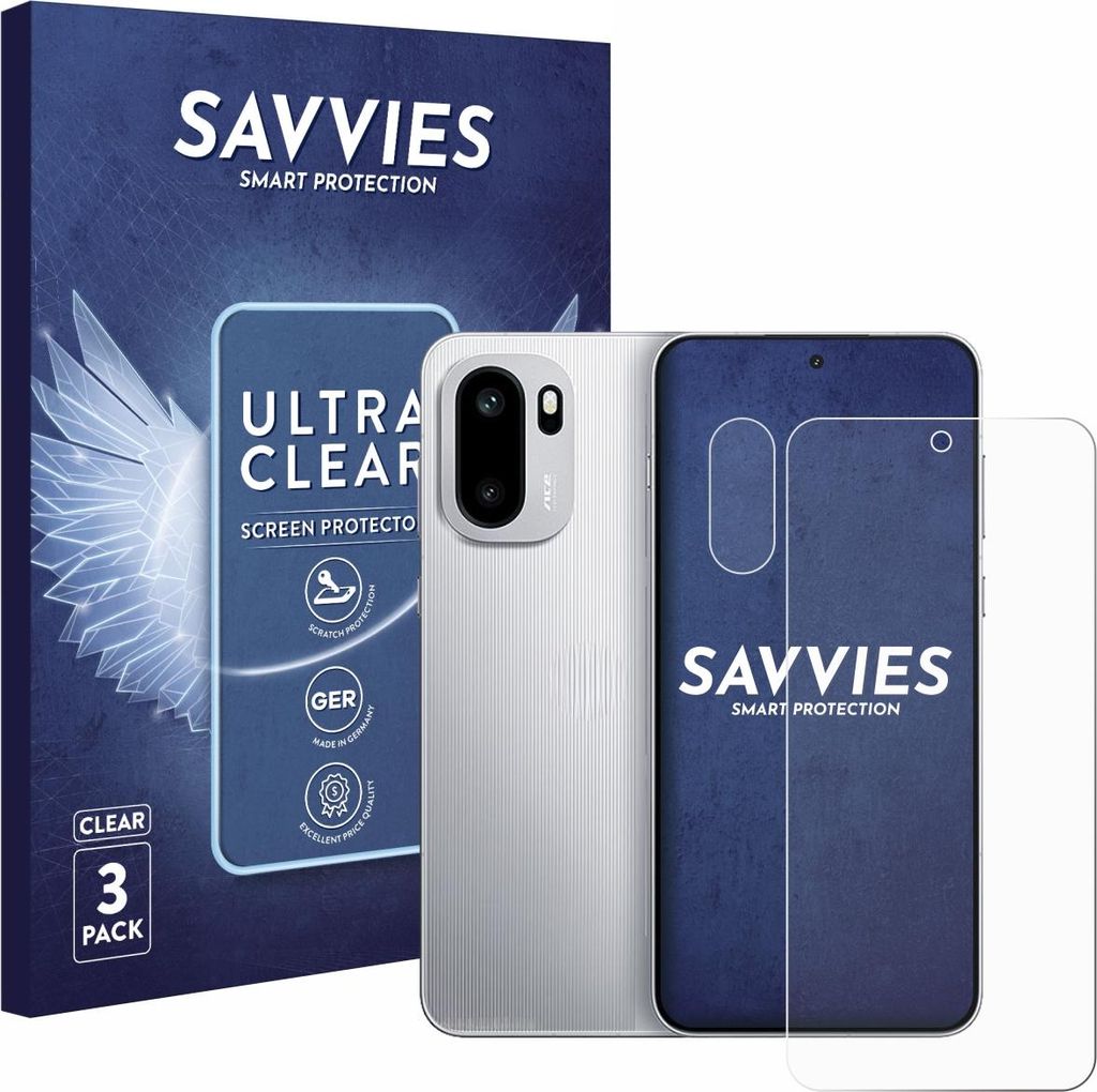 6x Für OnePlus 15R (Display+Kamera) Schutzfolie Savvies Produktbild 