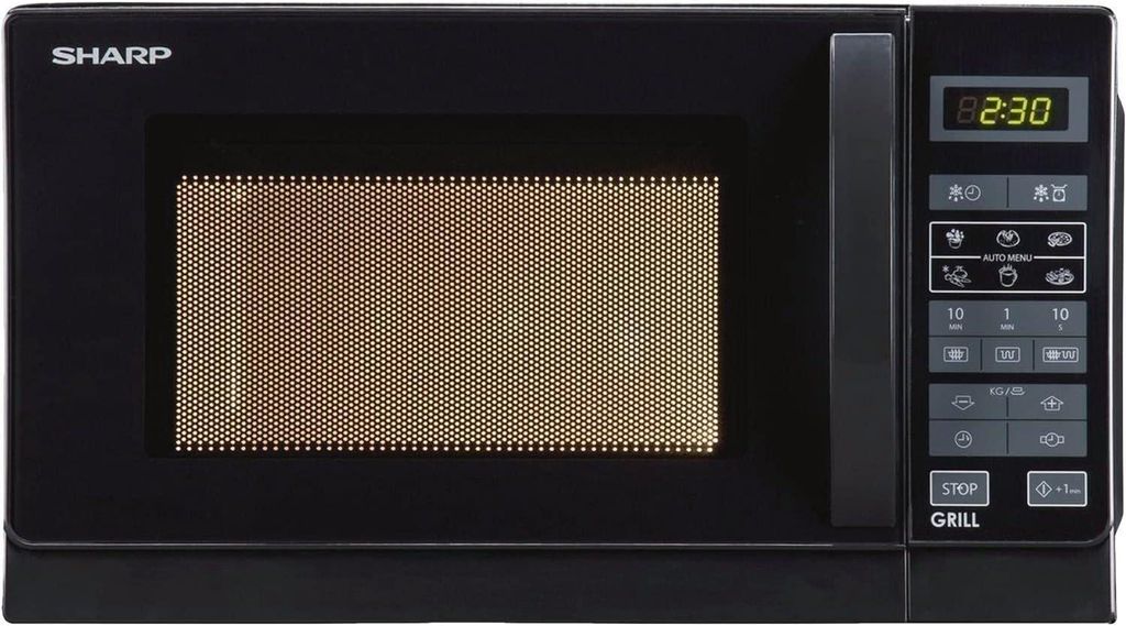 Sharp R642BKW Mikrowelle mit Grill 20 L 800 W Grill 1000 W Produktbild 