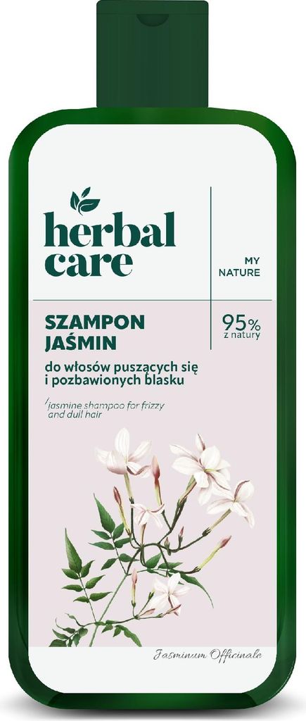FARMONA Kräuter-Shampoo für krauses, glanzloses Haar - Jasmin 330 ml