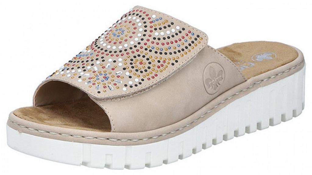 Rieker Pantolette beige in Gr. 37
