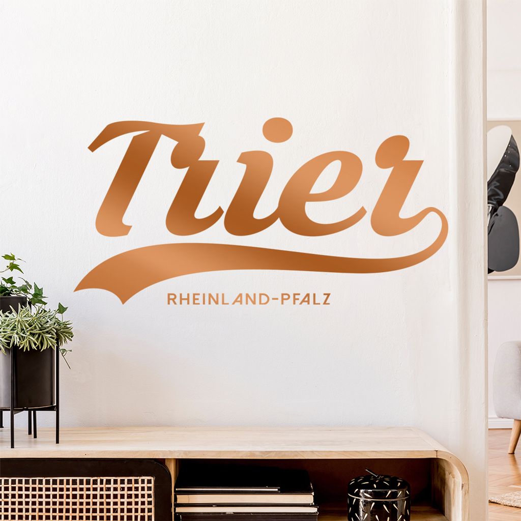 Trier Rheinland-Pfalz Wandtattoo Wandaufkleber Wall Sticker - Dekoration, Küche, Wohnzimmer, Schlafzimmer, Badezimmer