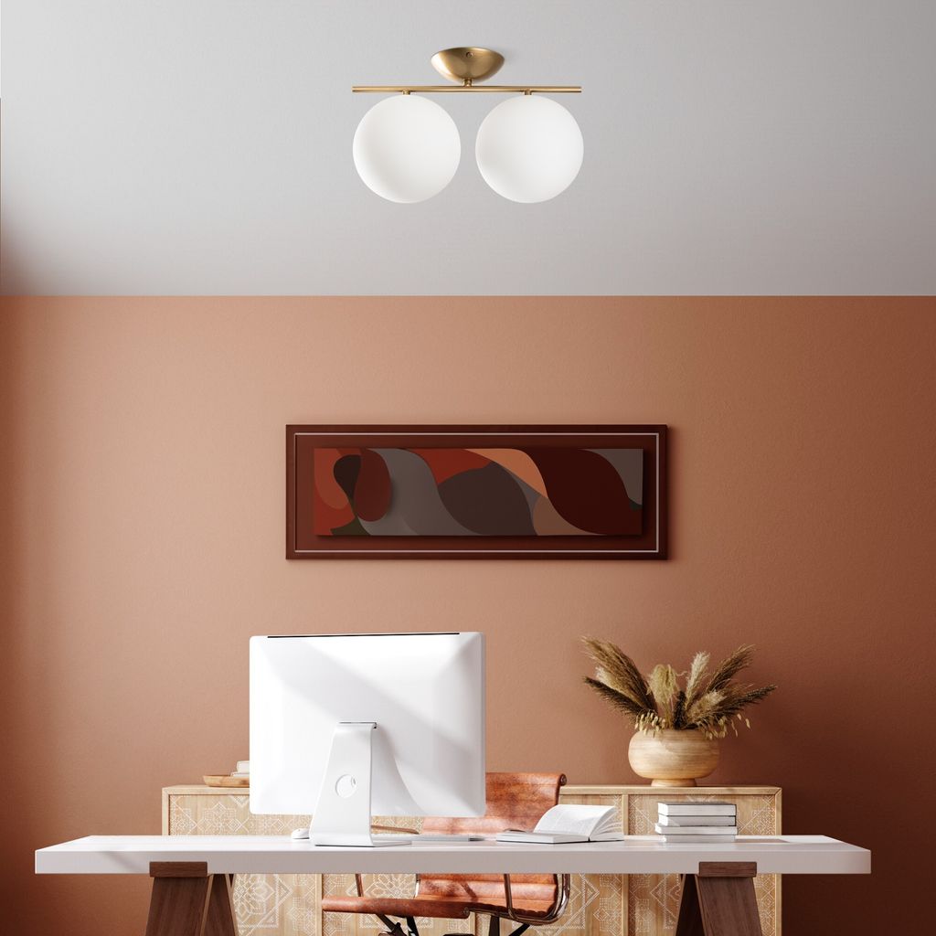 Opviq, Luminar - 14116, Kronleuchter, Gold, METALLKÖRPER, 42 x 20 x 27 cm