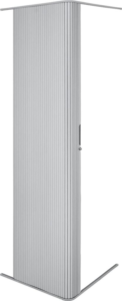 Porte de douche à volet roulant 2000 mm x 600 mm, argentée, Image du produit 