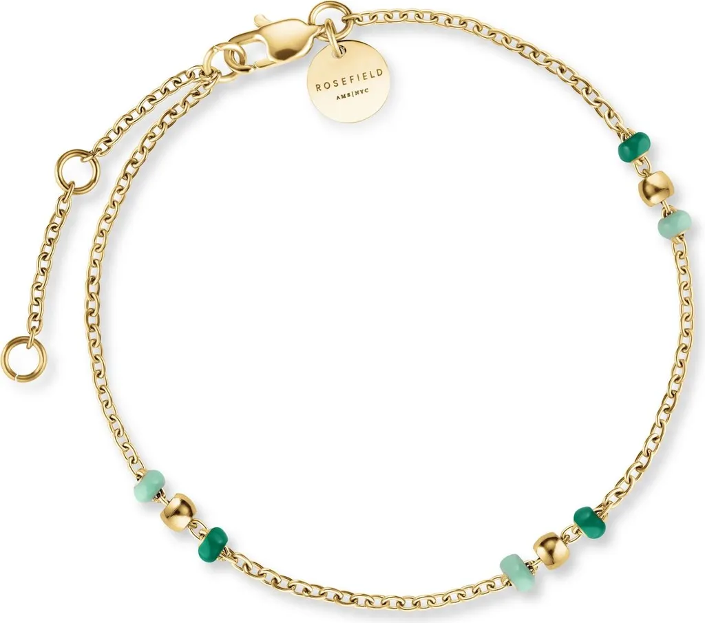Gourmette femme plaqué or Rosefield JBEDG-J720 - Bracelet de luxe
