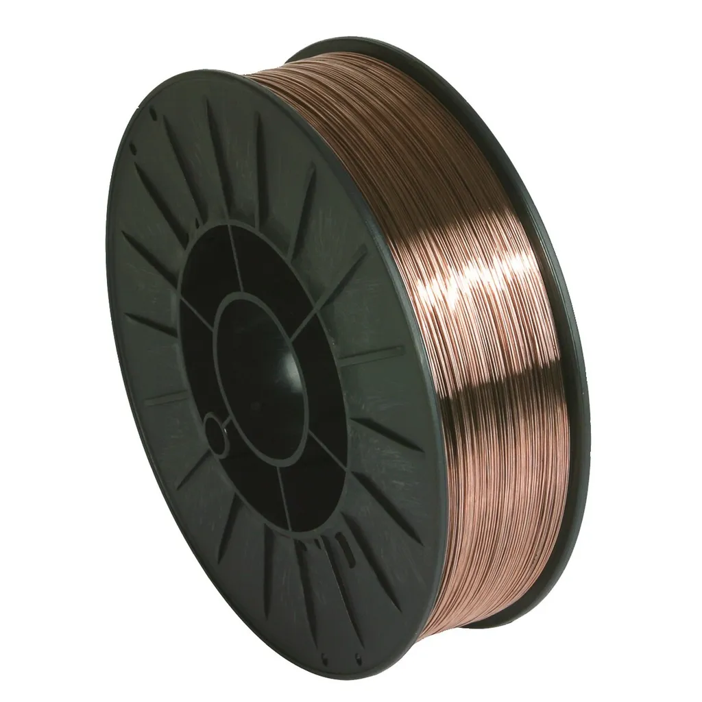 Fil de Soudure MIG/MAG pour Acier 0,6 mm Bobine Plastique S200 5kg