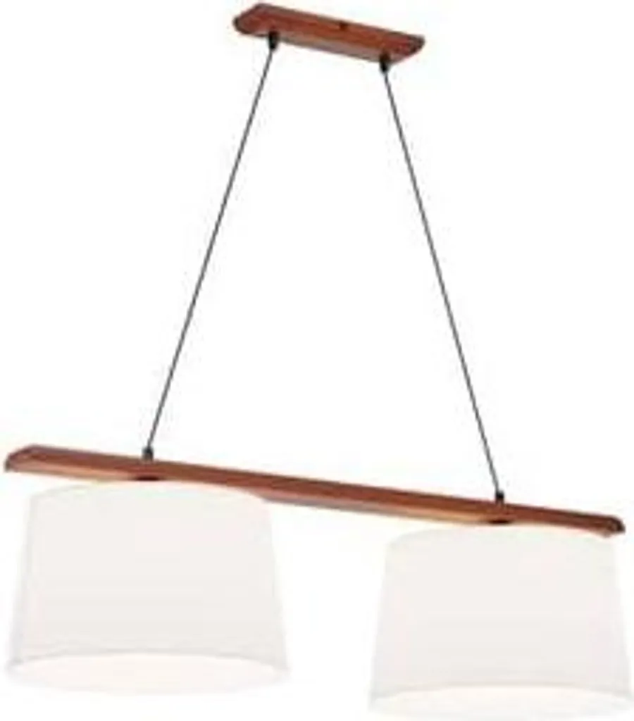 Suspension AIDA Noisette Chêne E27 L90cm H95cm à Intensité Variable - 2