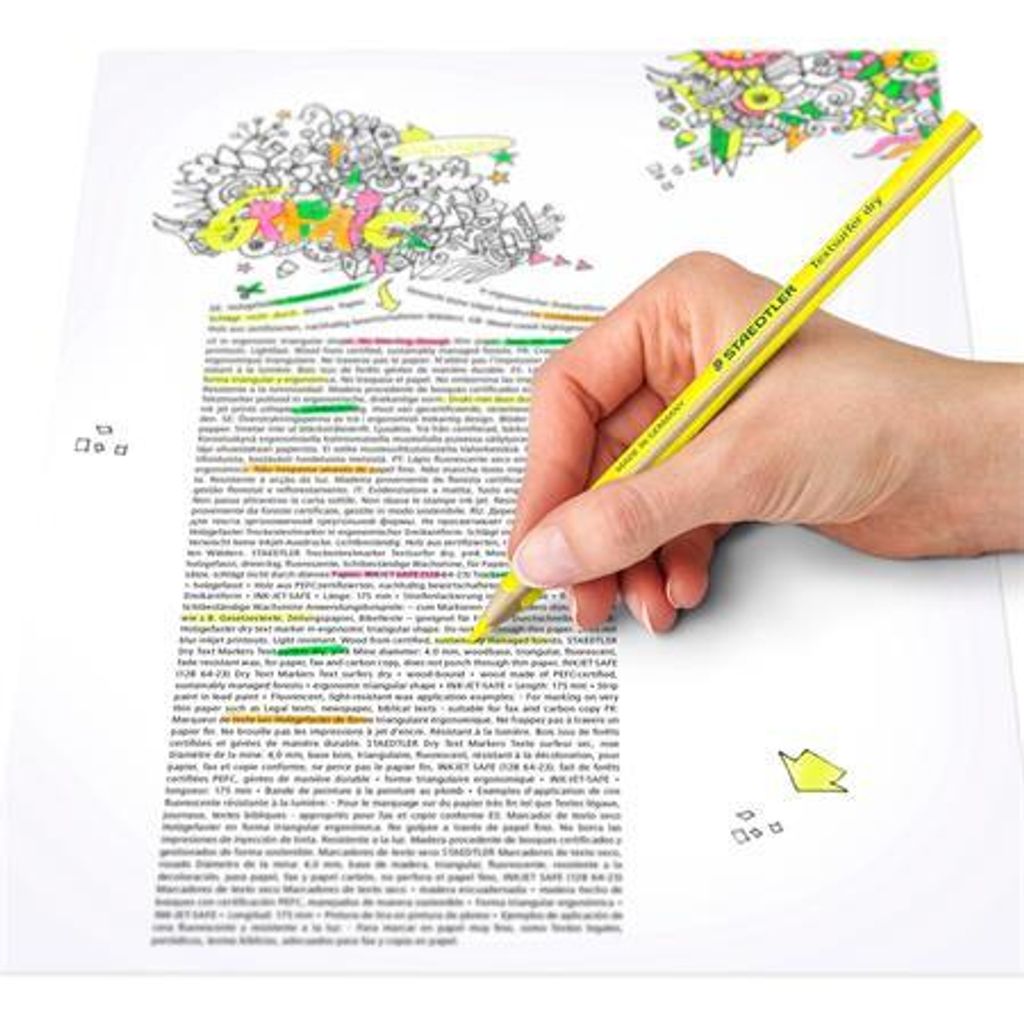 Staedtler Textsurfer Trocken Grün Fluoreszierend Marker (12 Stück)