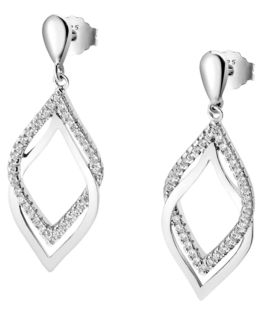 Orecchini a Perno Lotus Argento LP1791-4/1 Pure Essential Zirconia