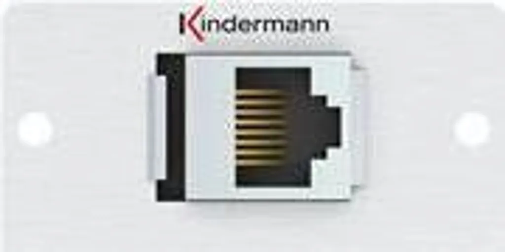 Boîtier de Table Kindermann Konnect 50 alu pour Connectique de Bureau