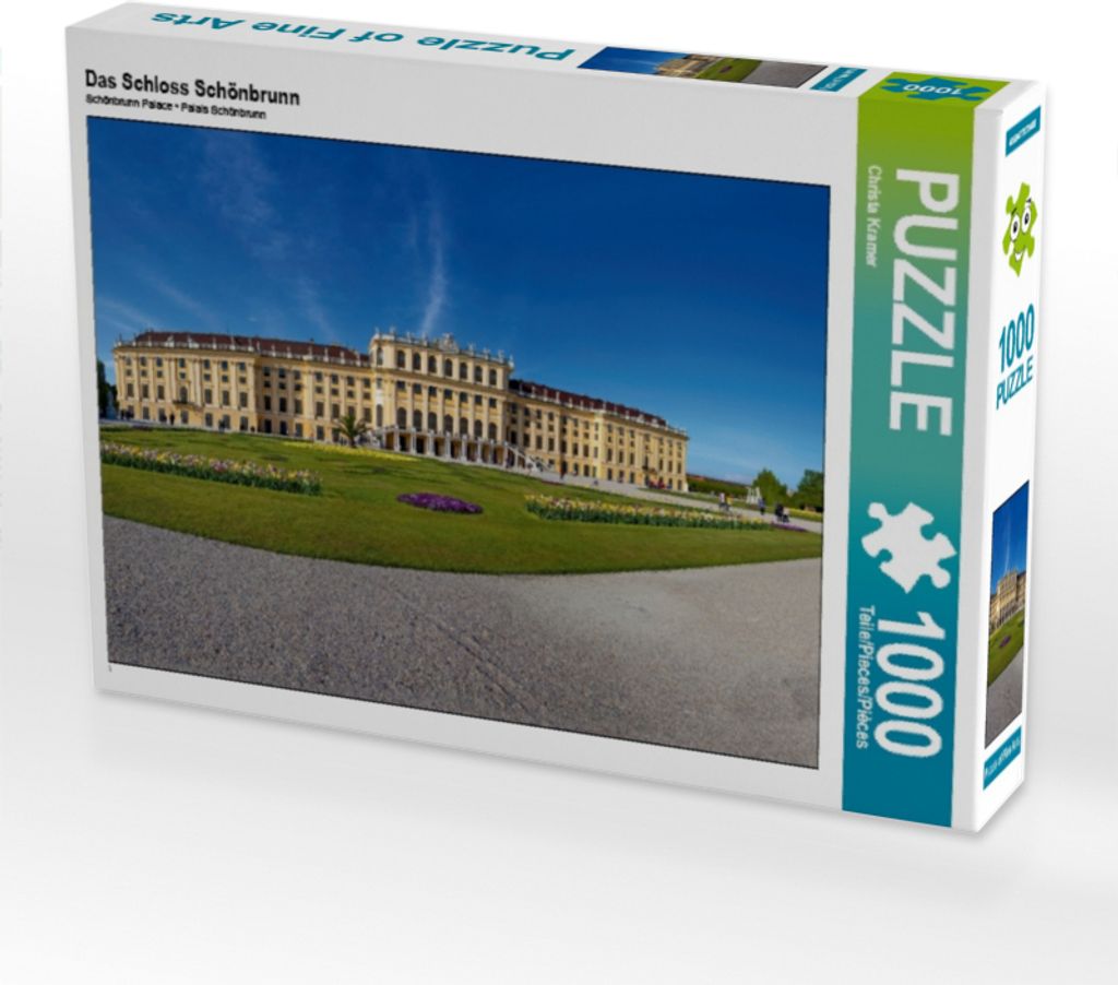 CALVENDO Puzzle Das Schloss Schönbrunn | 1000 Teile Lege-Größe 64x48cm Foto-Puzzle für glückliche Stunden