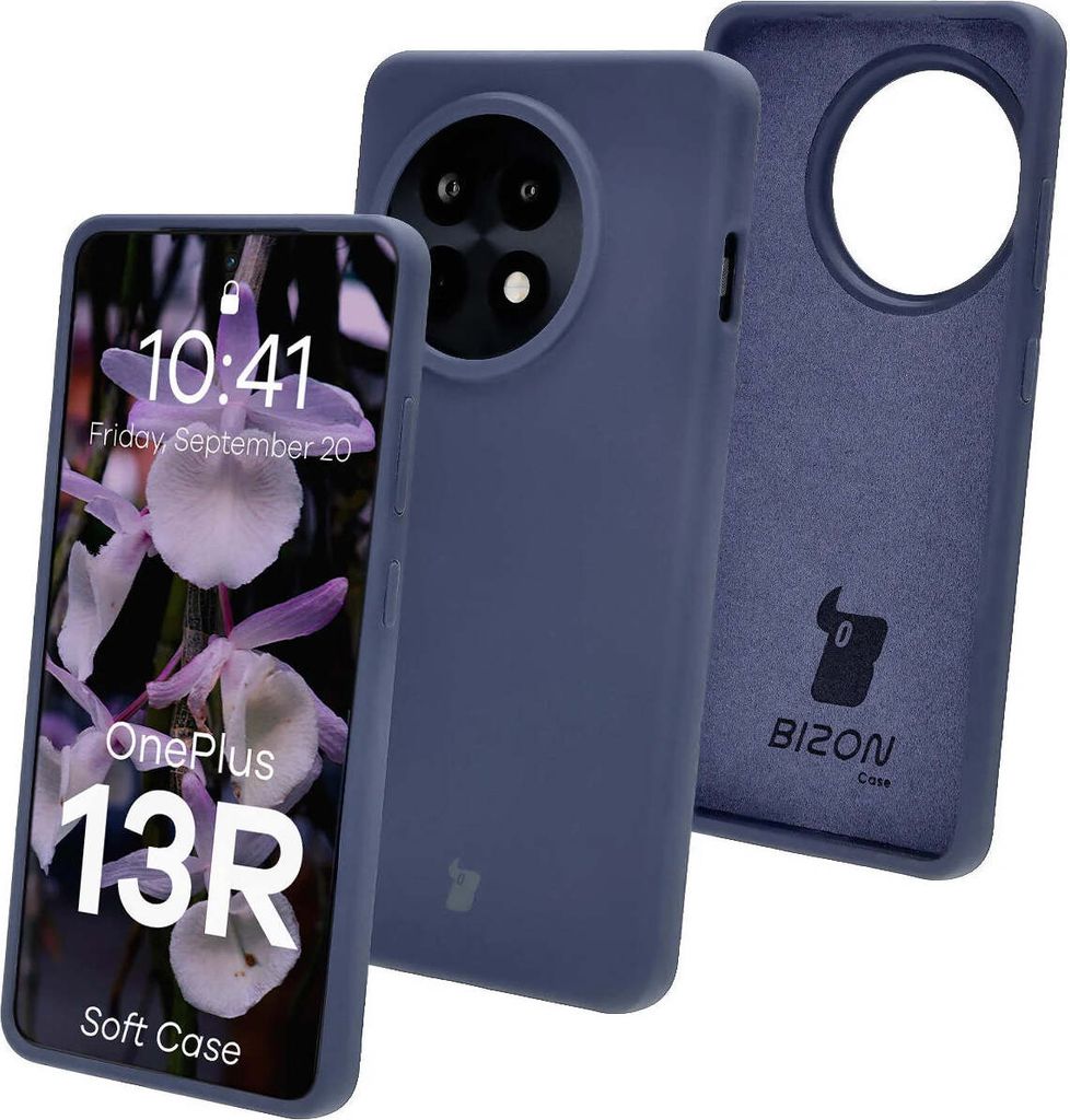 Bizon Soft Case OnePlus 13R dunkelblau