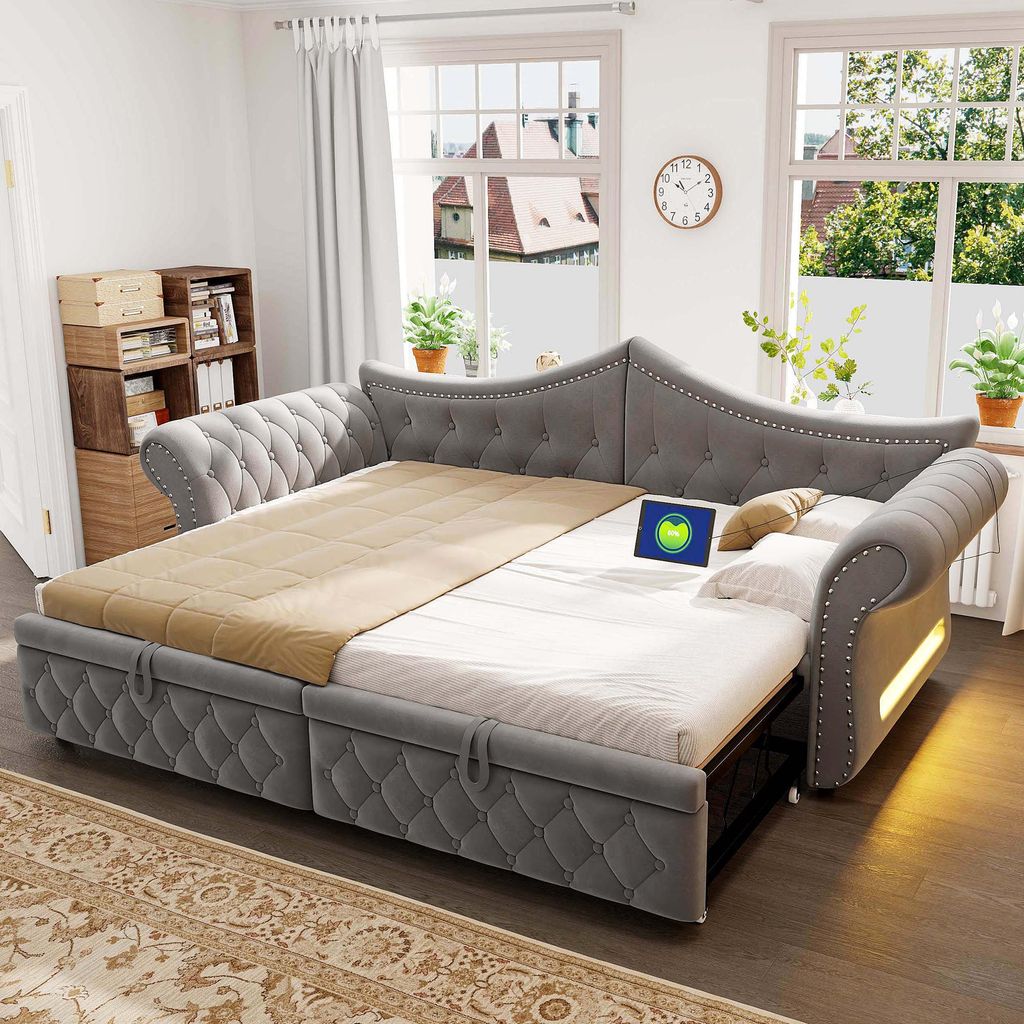 Divano letto Flieks 90x200 cm / 180x200 cm con meccanismo Immagine del prodotto 