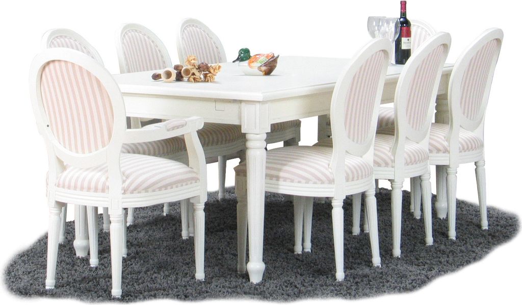 Amaretta Essgruppe 100x180/280 einsch. 2 Zusatzplatten Produktbild 