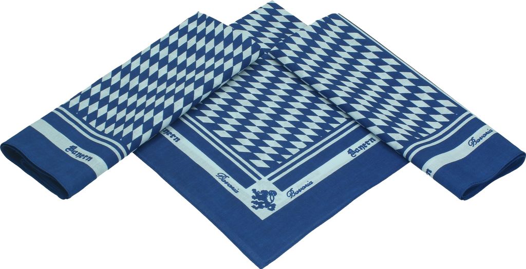 Betz 3er Pack Nickituch BAYERN Bandana Kopftuch Halstuch Produktbild 1